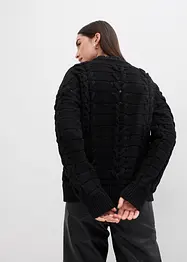 Grof gebreide trui met vlechtpatroon, bonprix