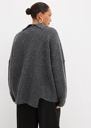 Trui met wol en een asymmetrische onderkant, bonprix