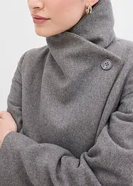 Lange jas in wollook, bonprix