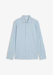 Flanellen business overhemd van puur katoen, slim fit, bonprix