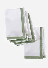 Stoffen servetten van biologisch katoen (set van 4), bonprix