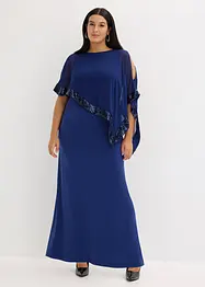 Jersey jurk met pailletten, bonprix