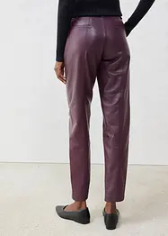 Leren broek van lamsnappa, bonprix