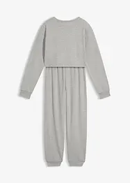 Huispak met een kort sweater in een zachte katoenmix, bonprix