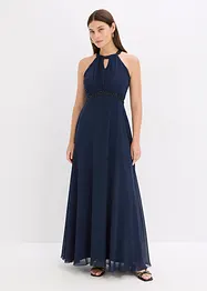 Maxi jurk met parelapplicatie, bonprix