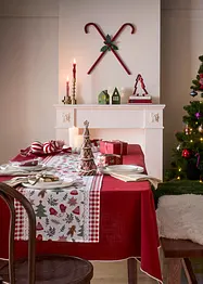 Tafelloper van biologisch katoen met kerstprint, bonprix