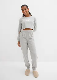 Huispak met een kort sweater in een zachte katoenmix, bonprix