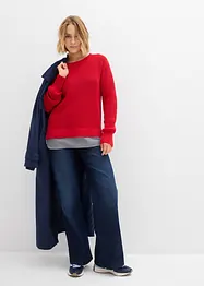 Trui met blouse-inzet, bonprix