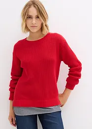 Trui met blouse-inzet, bonprix