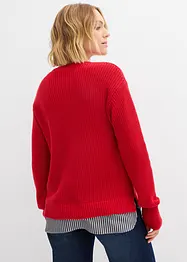 Trui met blouse-inzet, bonprix