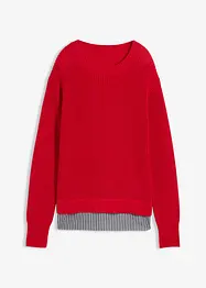 Trui met blouse-inzet, bonprix
