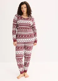Pyjama van biologisch katoen, bonprix