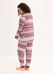 Pyjama van biologisch katoen, bonprix