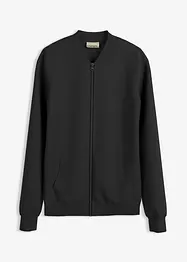 Sweatvest van scuba met ritssluiting, bonprix