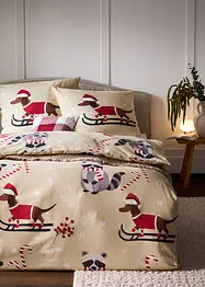 Dekbedovertrek met kerstmotief, bonprix