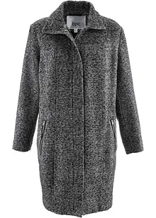 Korte coat voor tussenseizoen in wollen look, bonprix