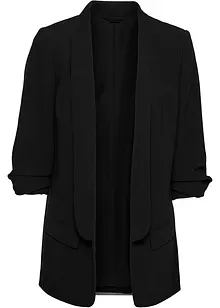 Lange blazer met gedrapeerde mouwen, bonprix