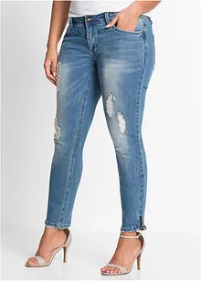 Stretch jeans met ritssluiting, bonprix