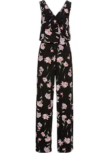 Jersey jumpsuit met bloemen, BODYFLIRT