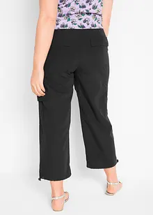 High waist 7/8 broek met elastische band (set van 2), bonprix