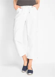 High waist 7/8 broek met elastische band (set van 2), bonprix