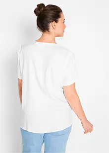 Viscose blouse met korte mouwen, bonprix