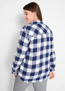 Flanellen blouse, lange mouw, bonprix