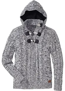 Grof gebreide hoodie met katoen, bonprix