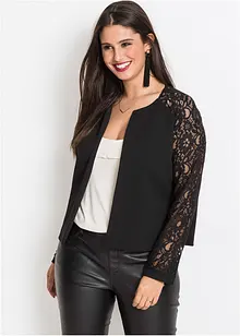 Blazer met kanten mouwen, bonprix