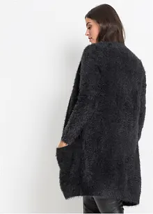 Lang vest in fluffy look, bonprix