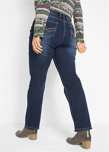 Mid waist stretch jeans, straight, bonprix