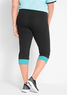 Capri sportlegging met contrastkleurige boorden, bonprix