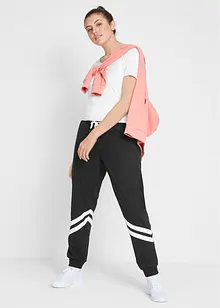 Sweatpants met tapes, bonprix