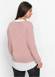 Trui met blouse-inzet, bonprix