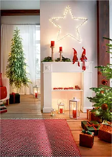 Kaarshouder kersttrein (5-dlg. set), bonprix