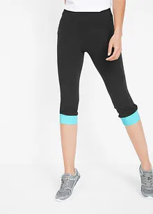 Capri sportlegging met contrastkleurige boorden, bonprix