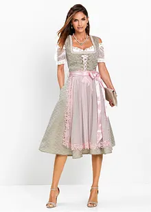 Dirndl blouse met kanten mouwen, bonprix