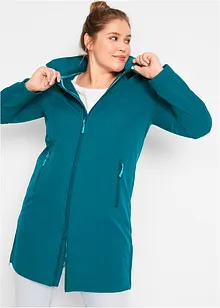 Lange softshell jas, waterafstotend, bonprix