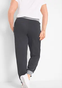 Joggingbroek met contrastkleurige boorden, bonprix