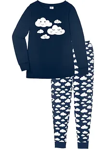 Pyjama met biologisch katoen (2-dlg.), bonprix