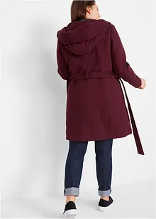 Korte coat met wol, bonprix