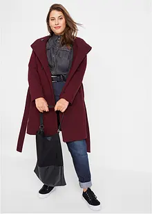 Korte coat met wol, bonprix