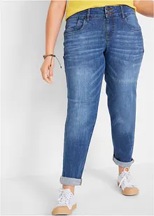 Mom jeans met mid waist, bonprix