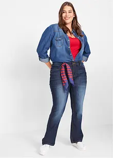 Comfort stretch jeans, bootcut, bonprix