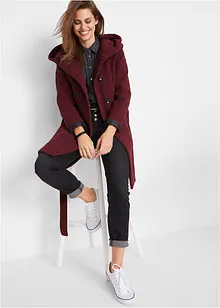 Korte coat met wol, bonprix