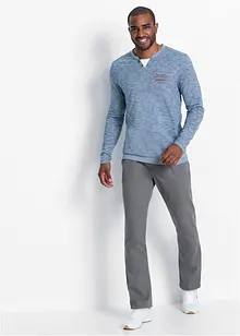 Henley shirt met comfort belly fit, bonprix