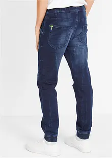 Jongens jogging jeans met elastische band, slim fit, bonprix