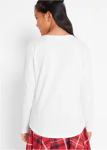 Meisjes longsleeve met omkeerbare pailletten, bonprix