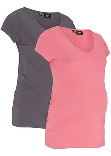 Basic zwangerschapsshirt (set van 2), bonprix