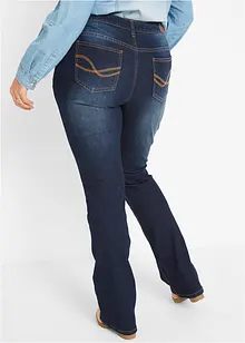 Stretch jeans mid waist, bootcut, bonprix